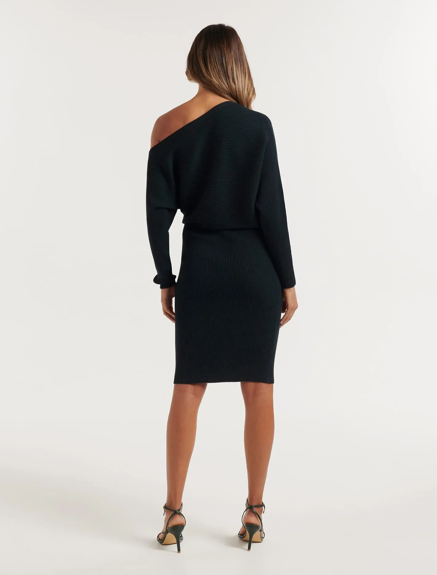 Reign Off The Shoulder Knit Dress