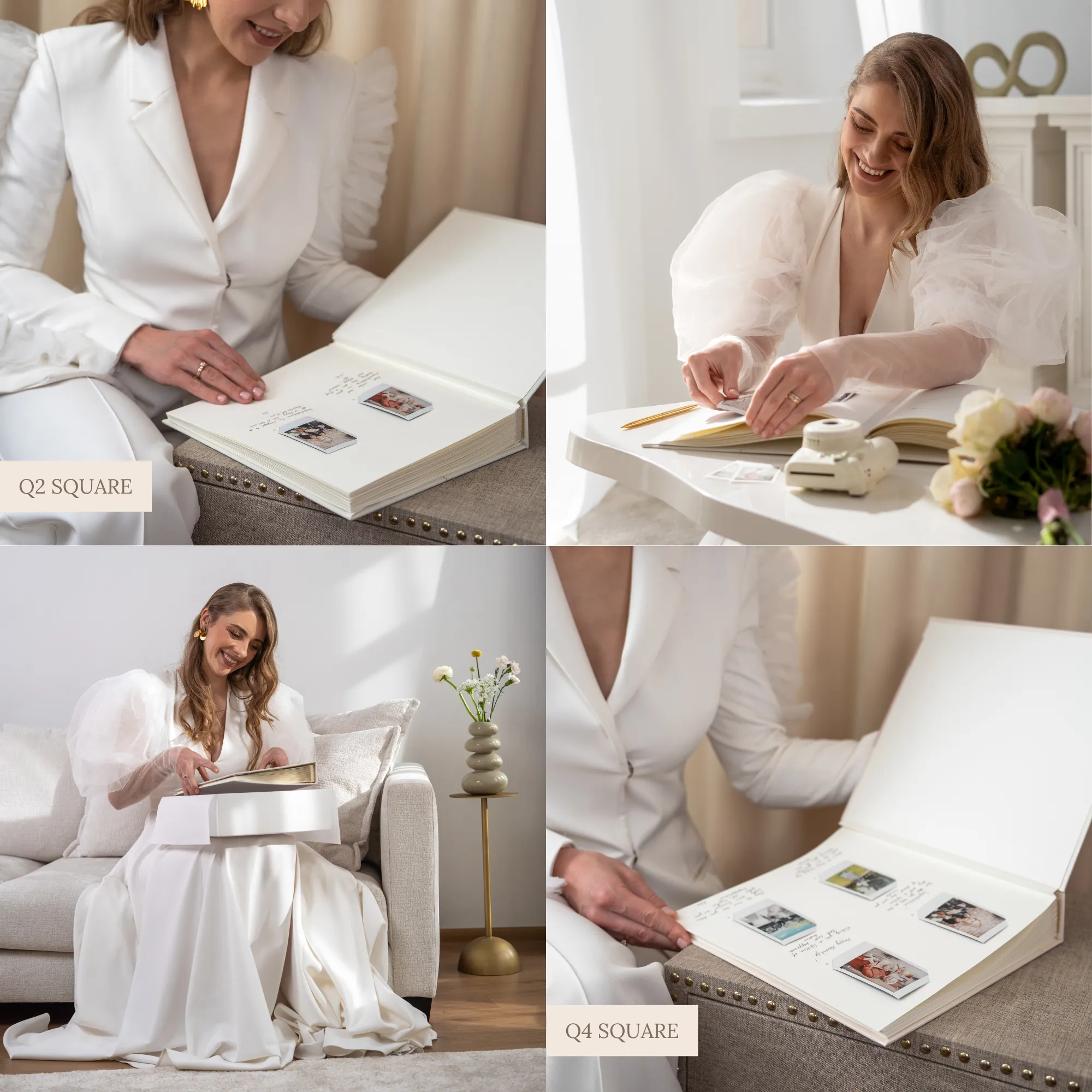 Silky White   Real Gold | Guest Book | Beach Weddings