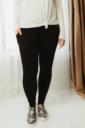 Slanted Panels Leggings