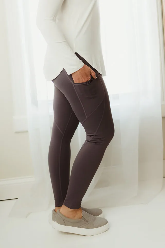 Slanted Panels Leggings