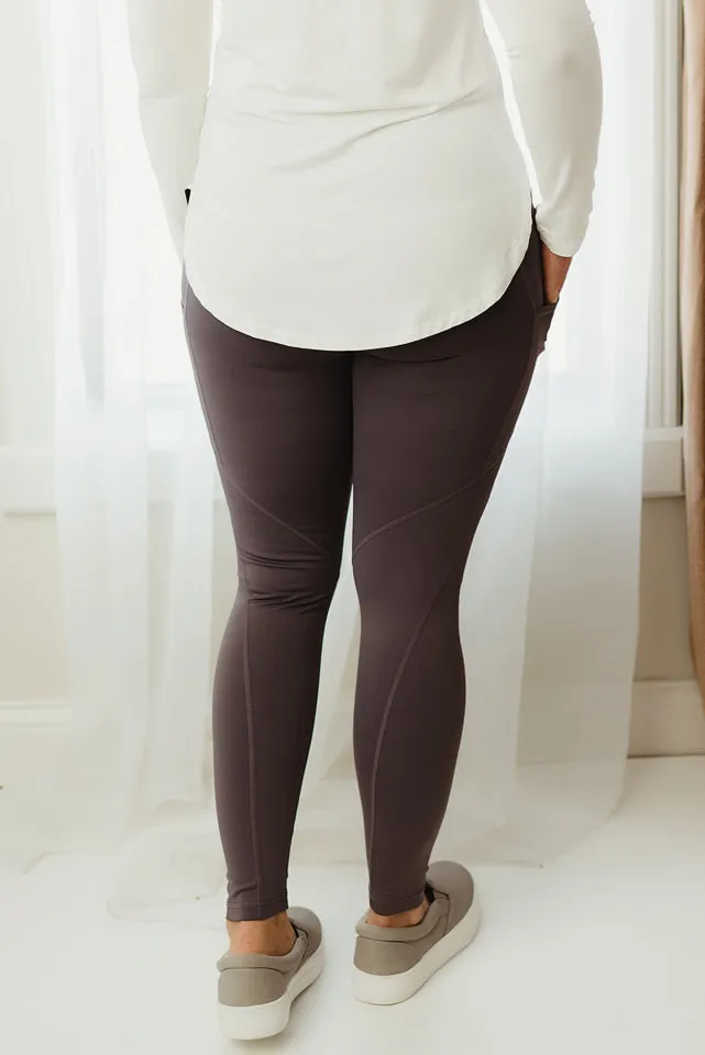 Slanted Panels Leggings