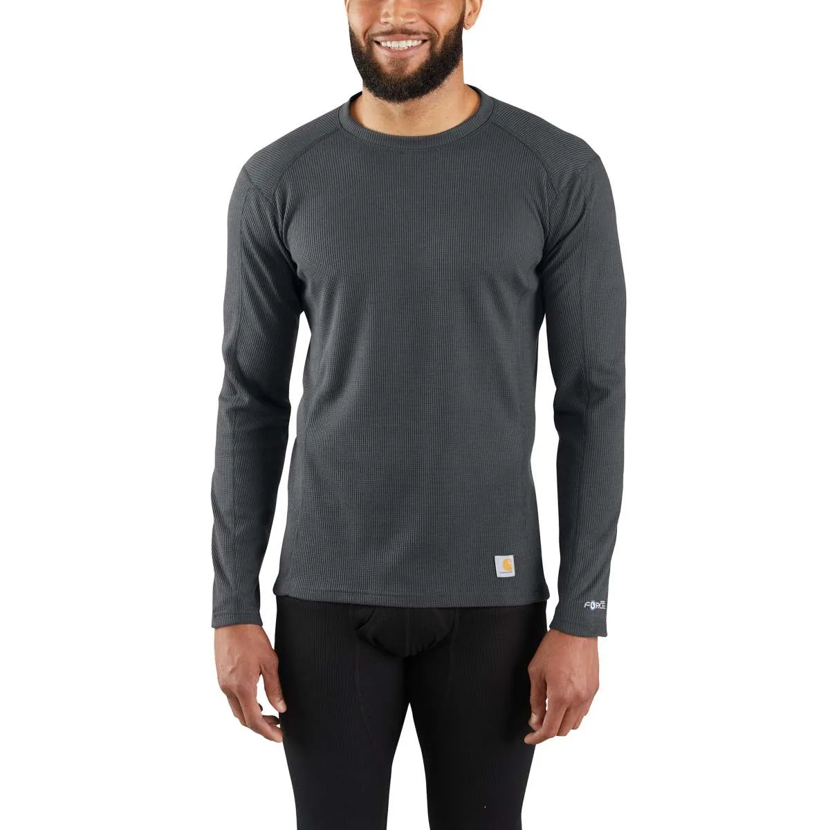 UMO113 - Carhartt Men's  FORCE® Midweight Waffle Base Layer Crewneck Top