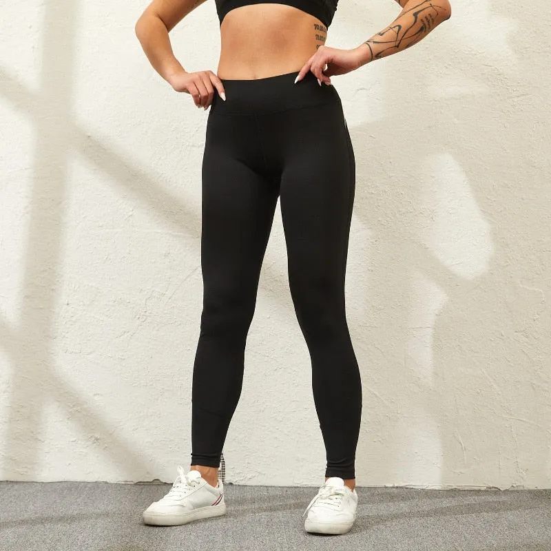 Wjczt  High Waist Fitness Leggings Women for Legging Workout Women Mesh And PU Leather Patchwork Legging